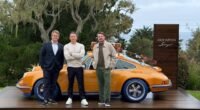 Louis Vuitton Singer Porsche 911 with bespoke luxury travel accessories
