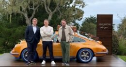 Louis Vuitton Singer Porsche 911 with bespoke luxury travel accessories