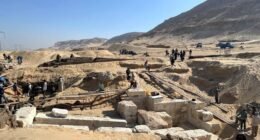 Ancient cemetery in Egypt uncovered at Kom El-Khalgan
