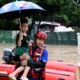Typhoon Saudel flooding in Fujian province, China