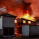 Russia strikes Kyiv with missiles, smoke rising over the city, September 2026