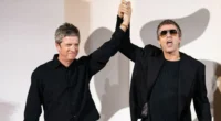 Liam and Noel Gallagher in the Oasis reunion documentary following the Live ’25 comeback tour