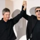 Liam and Noel Gallagher in the Oasis reunion documentary following the Live ’25 comeback tour