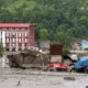 Nepal glacial flood devastation in the Himalayas after glacier collapse