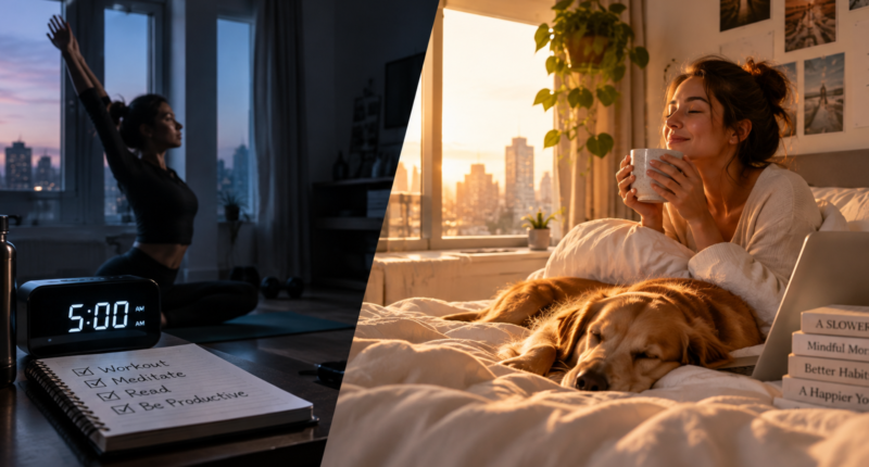 Morning routine in 2026 focused on simple and realistic habits